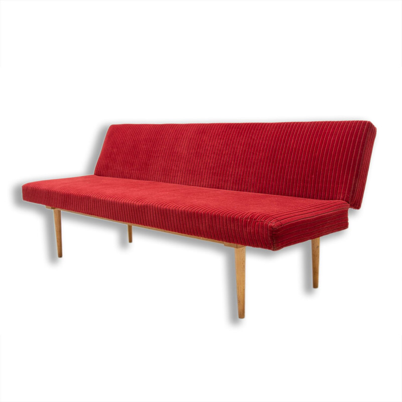 Mid century folding daybed by Miroslav Navrátil, Czechoslovakia 1960s