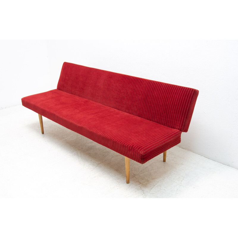 Letto da giorno pieghevole vintage di Miroslav Navrátil, Cecoslovacchia 1960