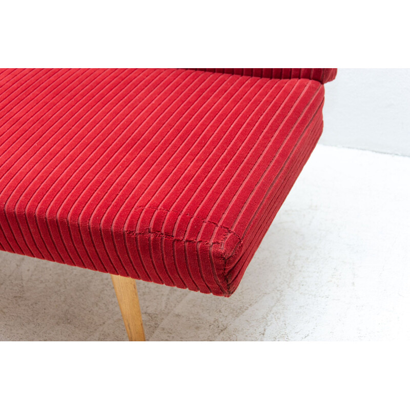 Mid century folding daybed by Miroslav Navrátil, Czechoslovakia 1960s