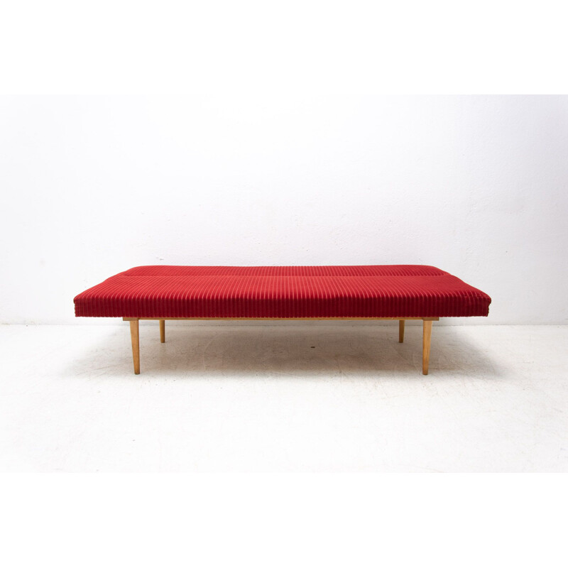 Mid century folding daybed by Miroslav Navrátil, Czechoslovakia 1960s