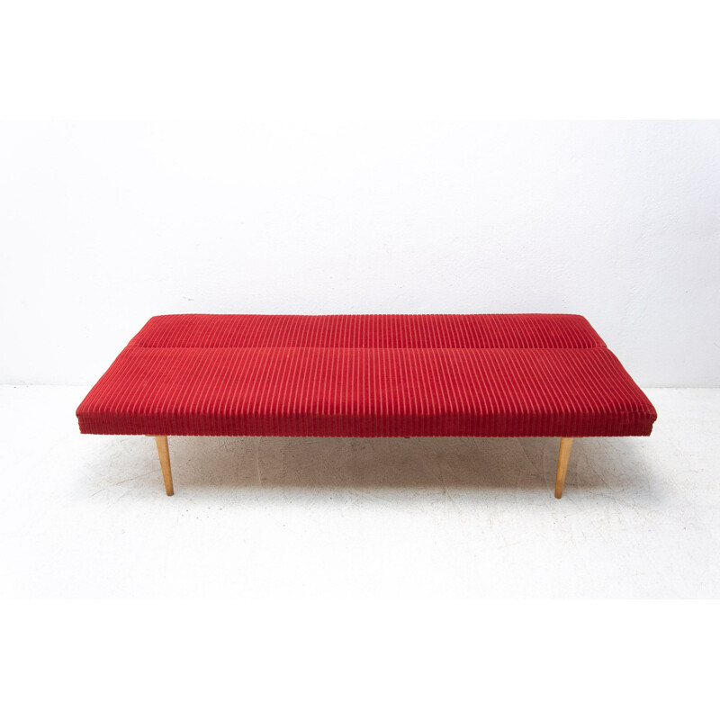 Letto da giorno pieghevole vintage di Miroslav Navrátil, Cecoslovacchia 1960