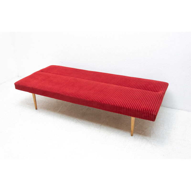 Mid century folding daybed by Miroslav Navrátil, Czechoslovakia 1960s