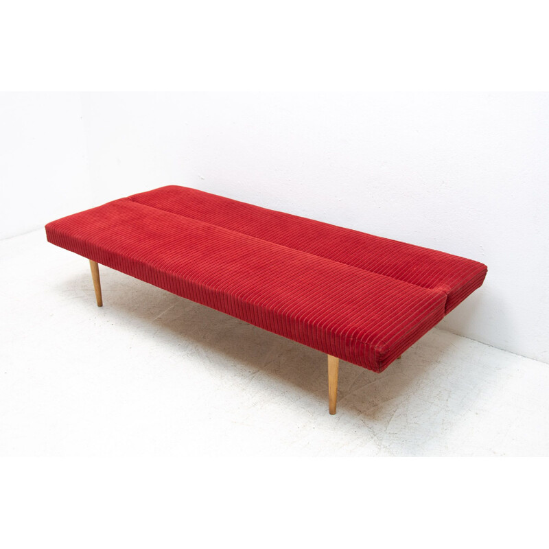 Letto da giorno pieghevole vintage di Miroslav Navrátil, Cecoslovacchia 1960