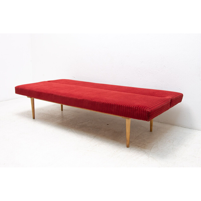 Mid century folding daybed by Miroslav Navrátil, Czechoslovakia 1960s