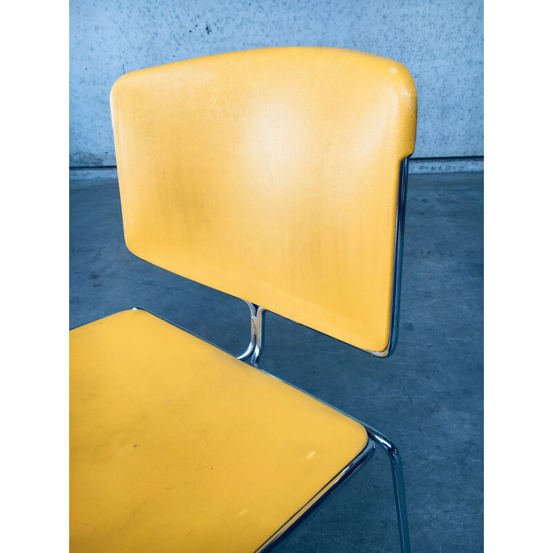 Conjunto de 8 cadeiras de escritório vintage Max Stacker da Steelcase Strafor, EUA 1970-1980