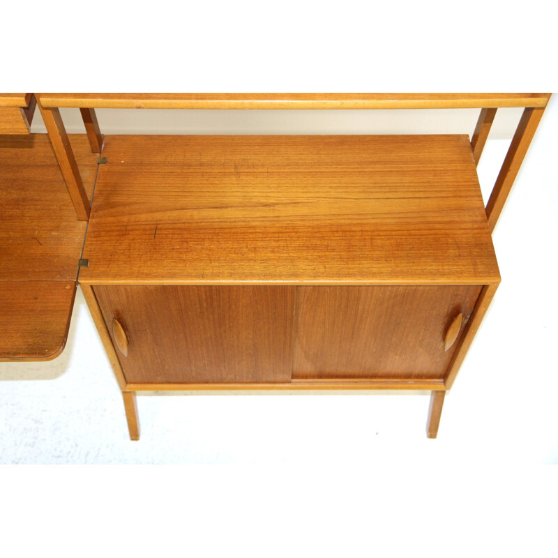 Vintage teak bookcase, Sweden 1950