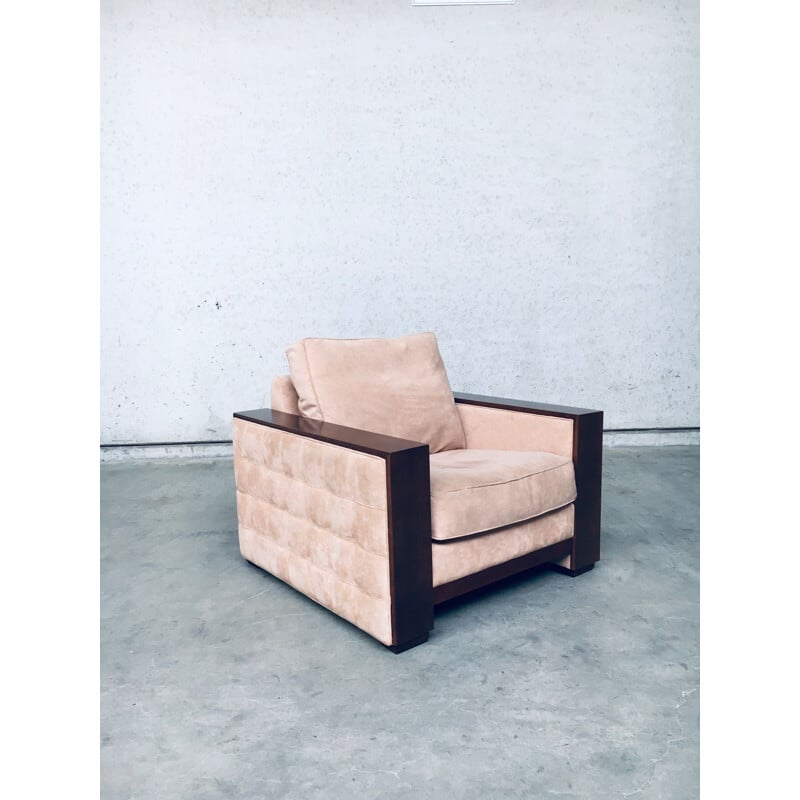 Poltrona vintage postmoderna di Roche Bobois, Francia 1980