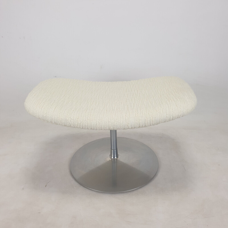 Vintage Tulip armchair and ottoman by Pierre Paulin for Artifort, 1980s