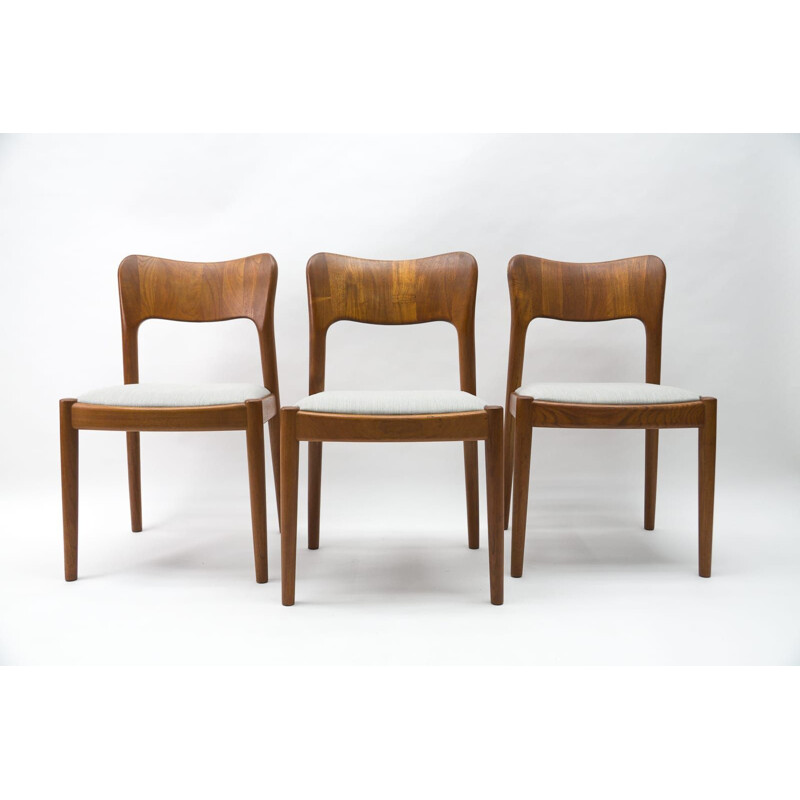Set of 5 Danish vintage Ole dining chairs by Niels Koefoed for Koefoeds Møbelfabrik, 1960s