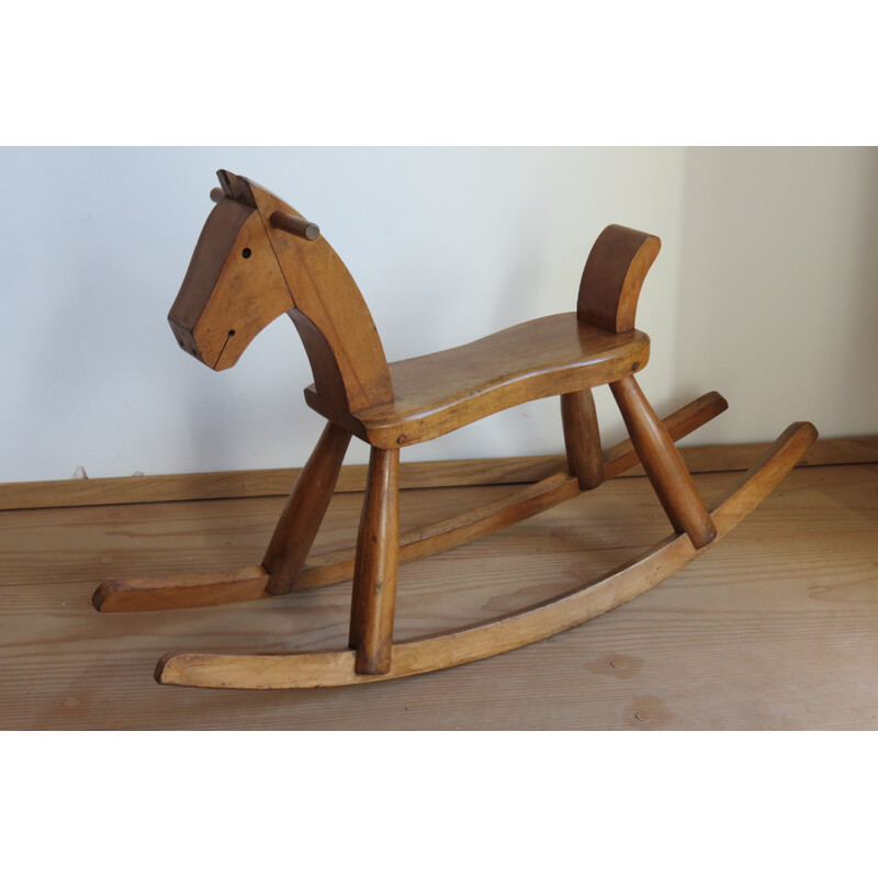 Rocking horse in wood, Kay BOJENSEN - 1940s