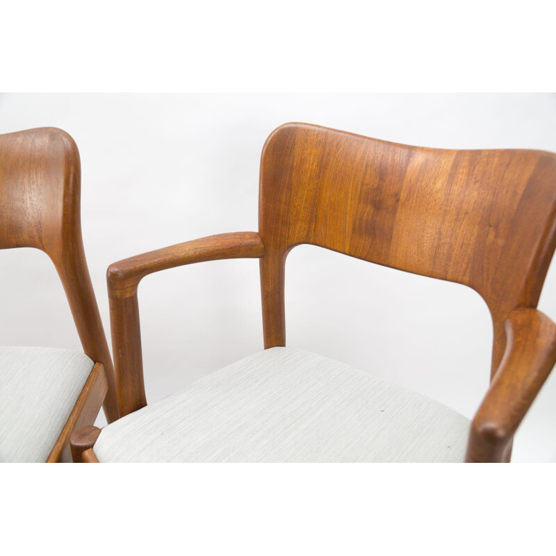 Set of 5 Danish vintage Ole dining chairs by Niels Koefoed for Koefoeds Møbelfabrik, 1960s