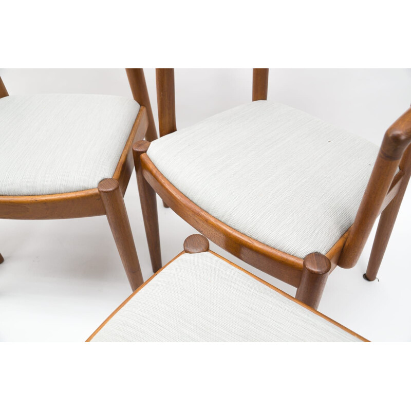 Set of 5 Danish vintage Ole dining chairs by Niels Koefoed for Koefoeds Møbelfabrik, 1960s
