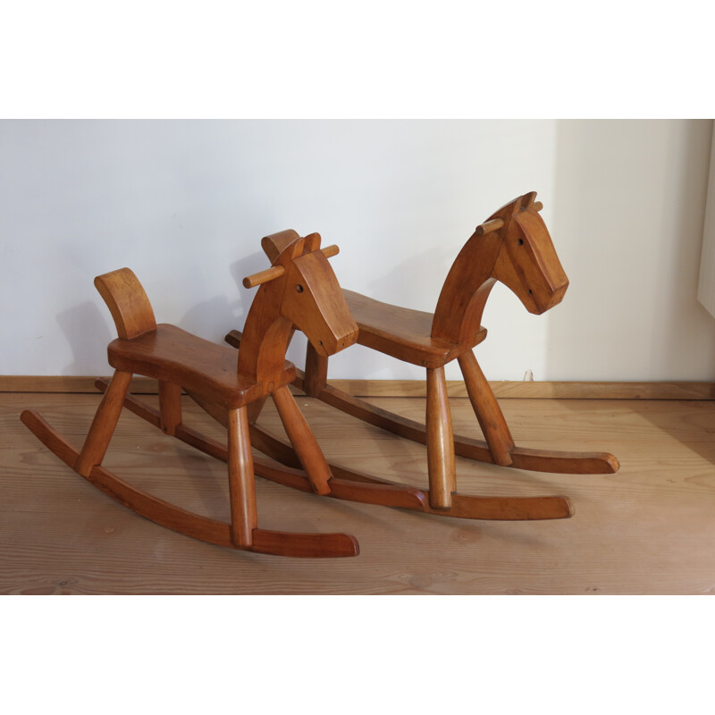 Rocking horse in wood, Kay BOJENSEN - 1940s