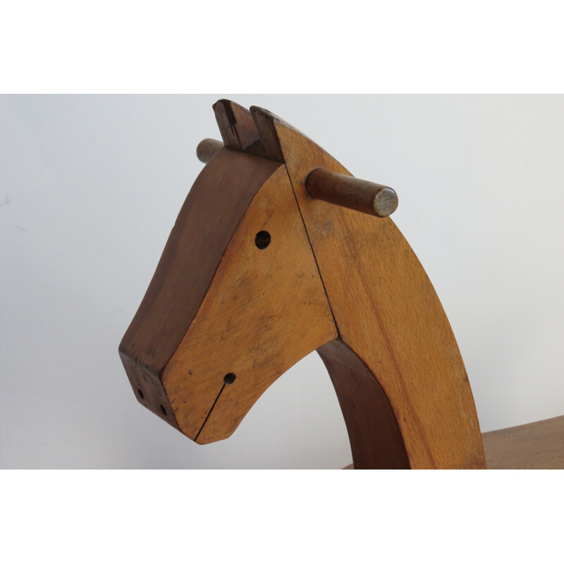 Rocking horse in wood, Kay BOJENSEN - 1940s