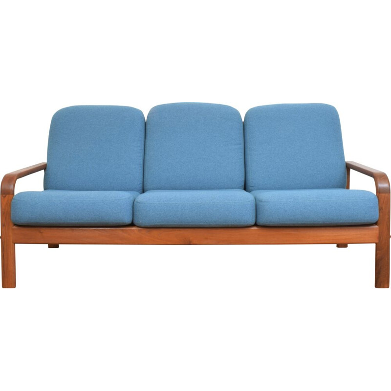 Vintage sofá de teca dinamarquês, 1970