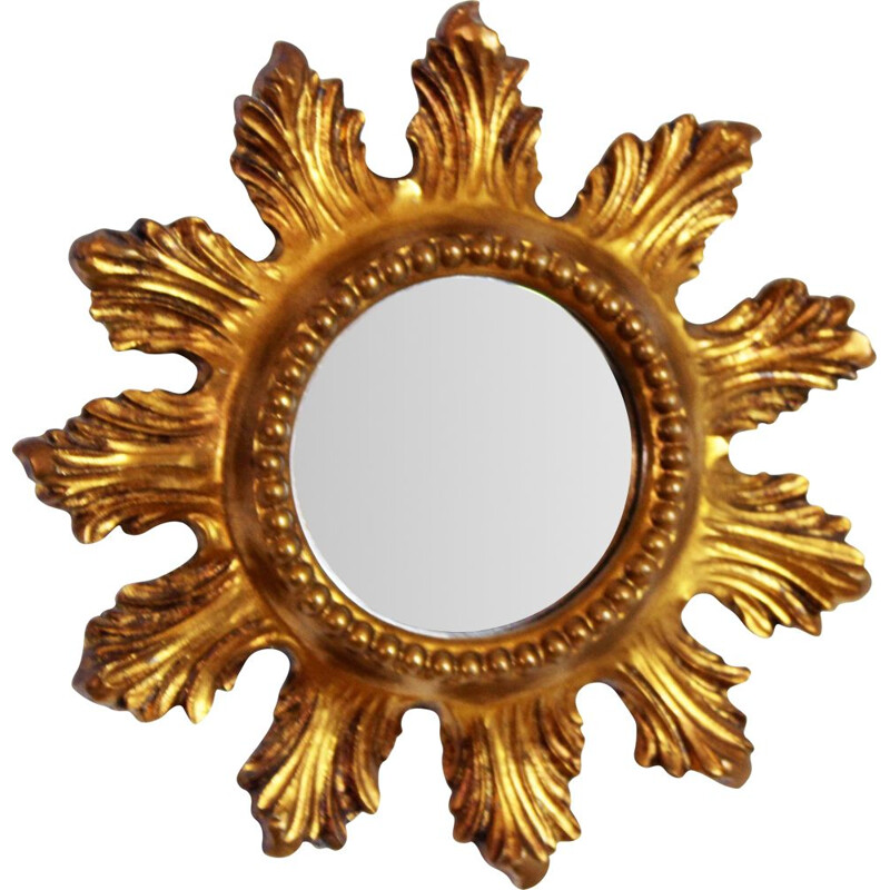 Vintage resin sun mirror, 1970-1980