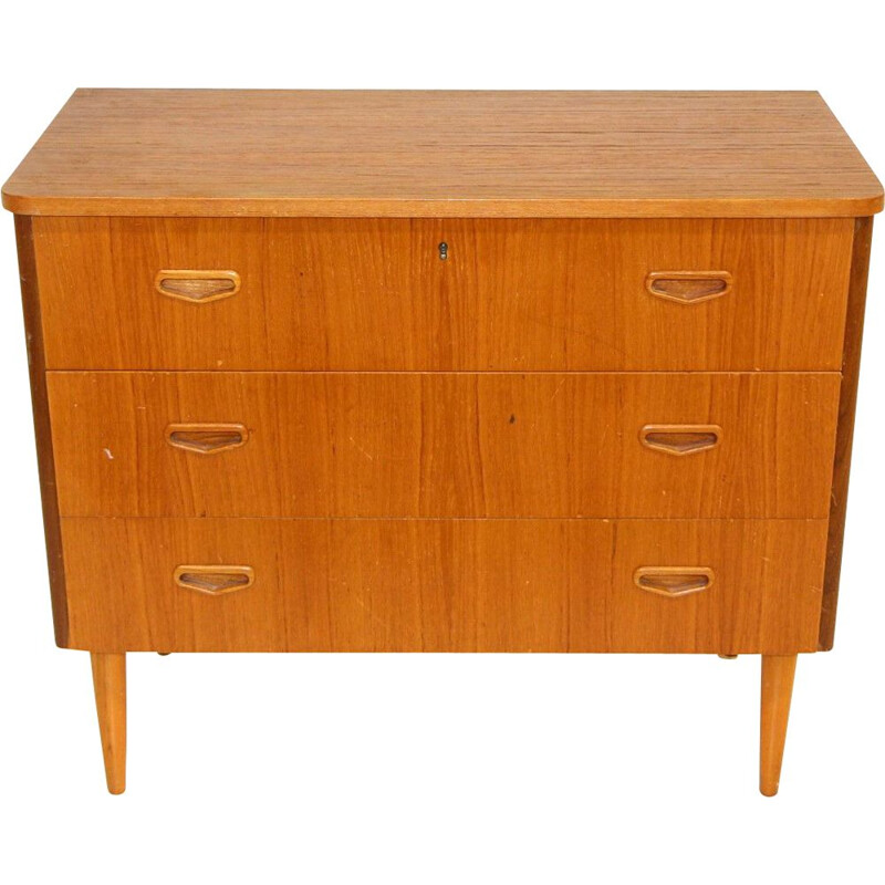 Vintage teak chest of drawers, Sweden 1960