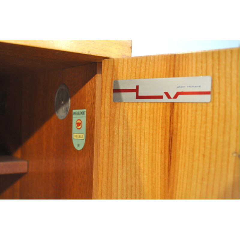 Sideboard in cherry, Alain RICHARD - 1950s