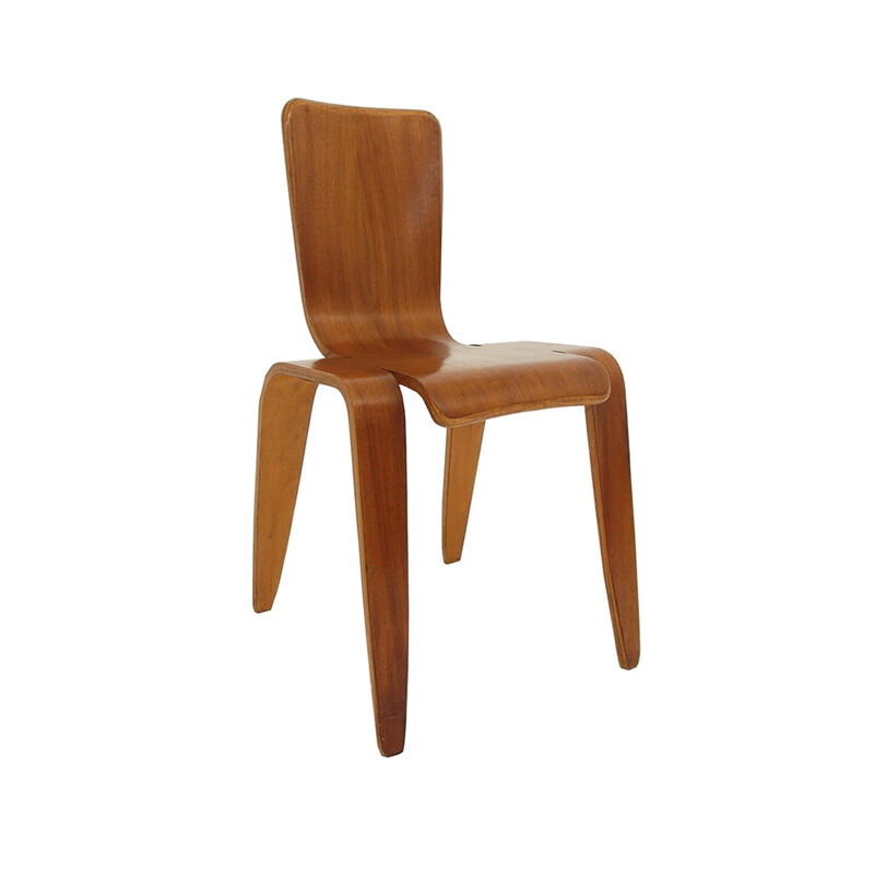 Vintage Morris & Co plywood "Bambi" chair, Han PIECK - 1940s