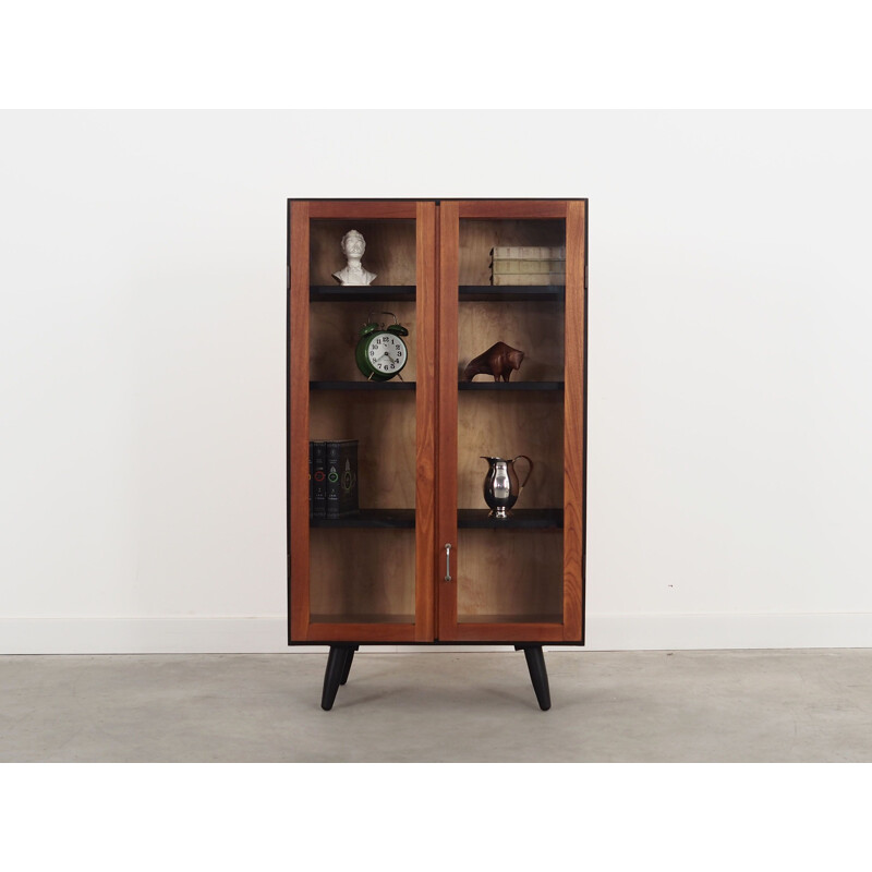 Vintage teak display cabinet, Denmark 1970s