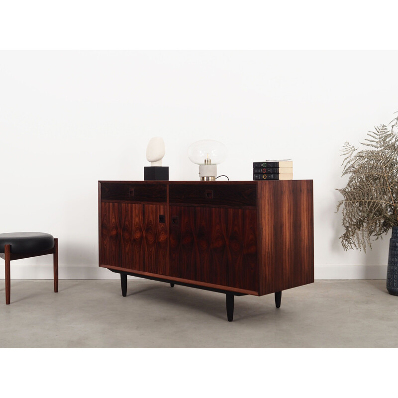 Rosewood vintage Danish highboard by Brouer, 1960s