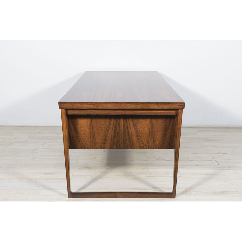 Vintage model 70 rosewood desk by Kai Kristiansen for Feldballes Møbelfabrik, 1960s