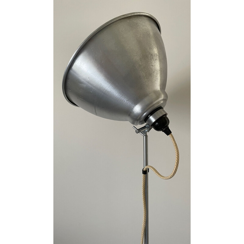 Vintage Btc England floor lamp in porcelain and steel