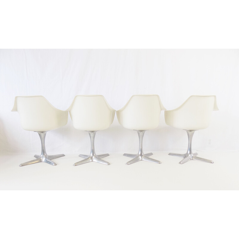 Set of vintage Arkana 116 4 dining chairs by Maurice Burke