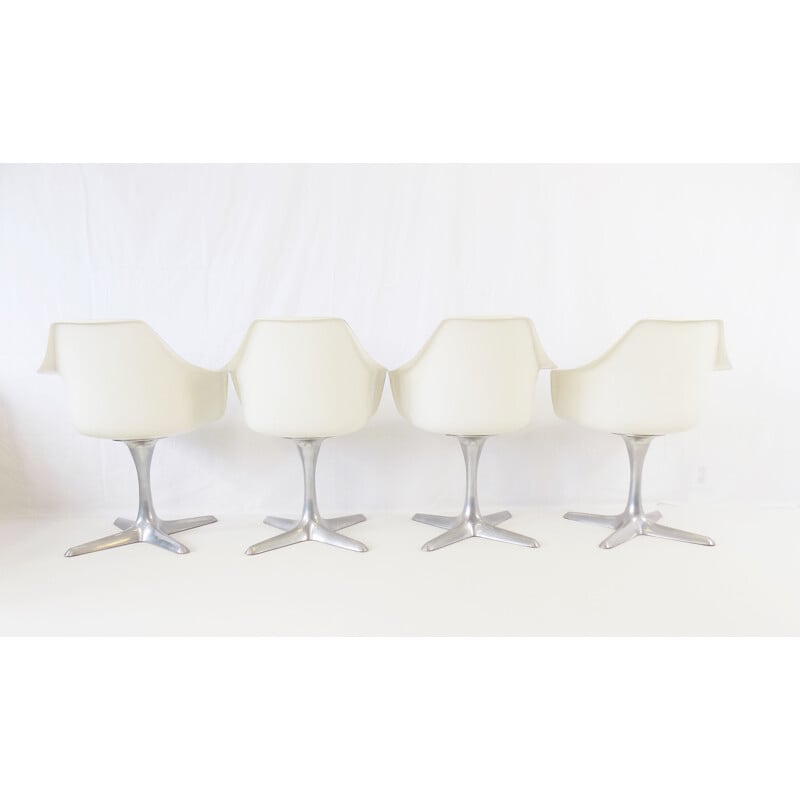 Set of vintage Arkana 116 4 dining chairs by Maurice Burke