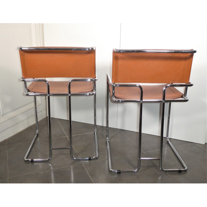 Paires de fauteuils vintage modèle Dilos par Guido Faleschini pour Mariani, 1978