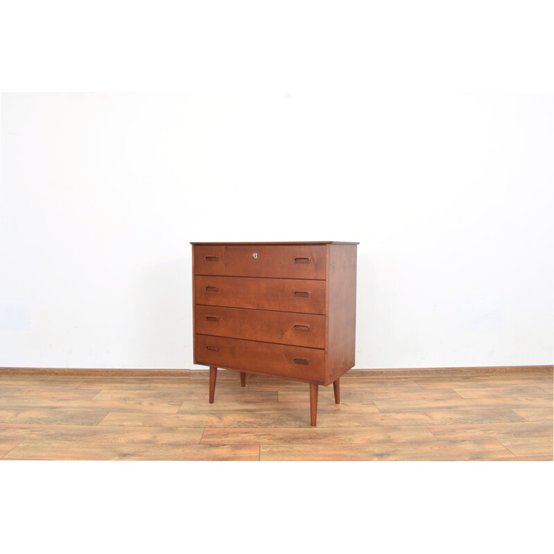 Mid-century Danish birchwood chest of drawers, 1960s