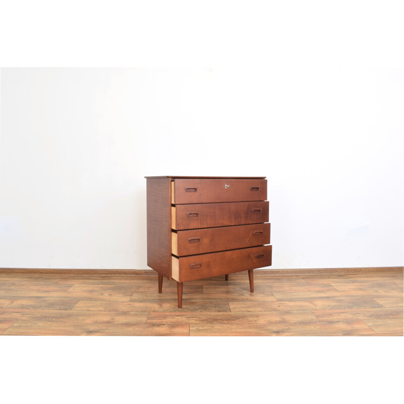 Mid-century Danish birchwood chest of drawers, 1960s