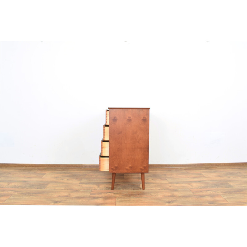 Mid-century Danish birchwood chest of drawers, 1960s