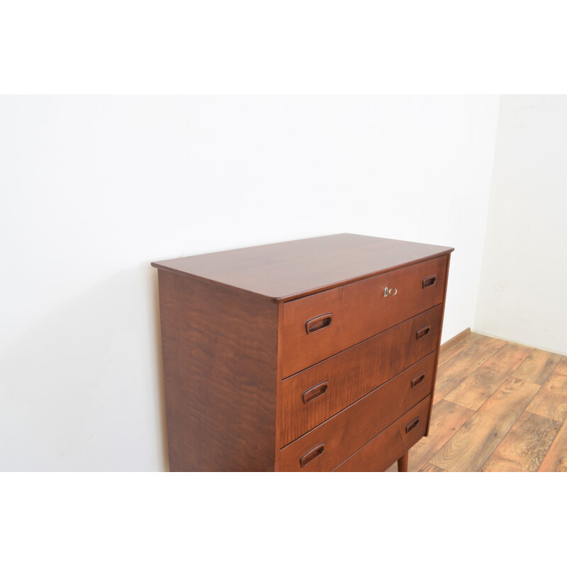 Mid-century Danish birchwood chest of drawers, 1960s