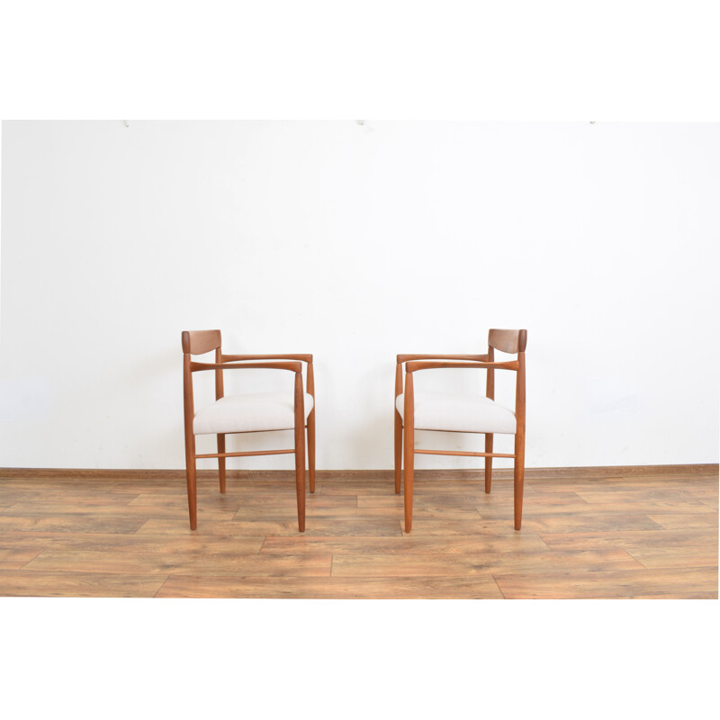 Pair of vintage teak armchairs by Henry W. Klein for Bramin, Denmark 1960