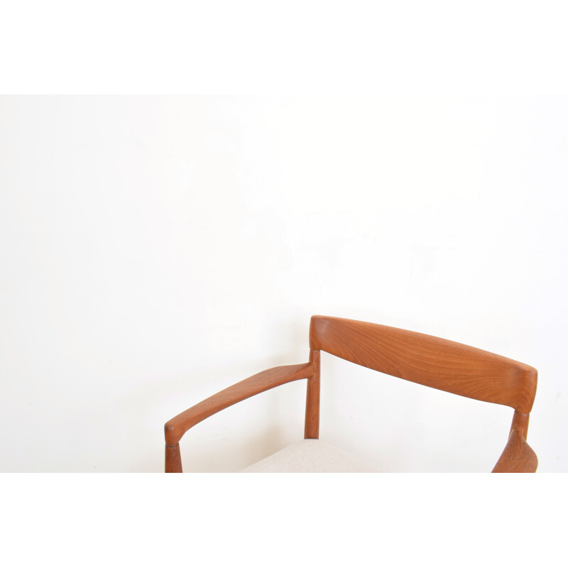 Pair of vintage teak armchairs by Henry W. Klein for Bramin, Denmark 1960