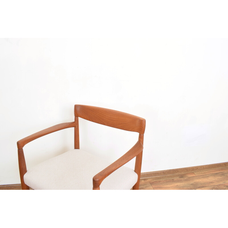 Pareja de sillones vintage de teca de Henry W. Klein para Bramin, Dinamarca 1960