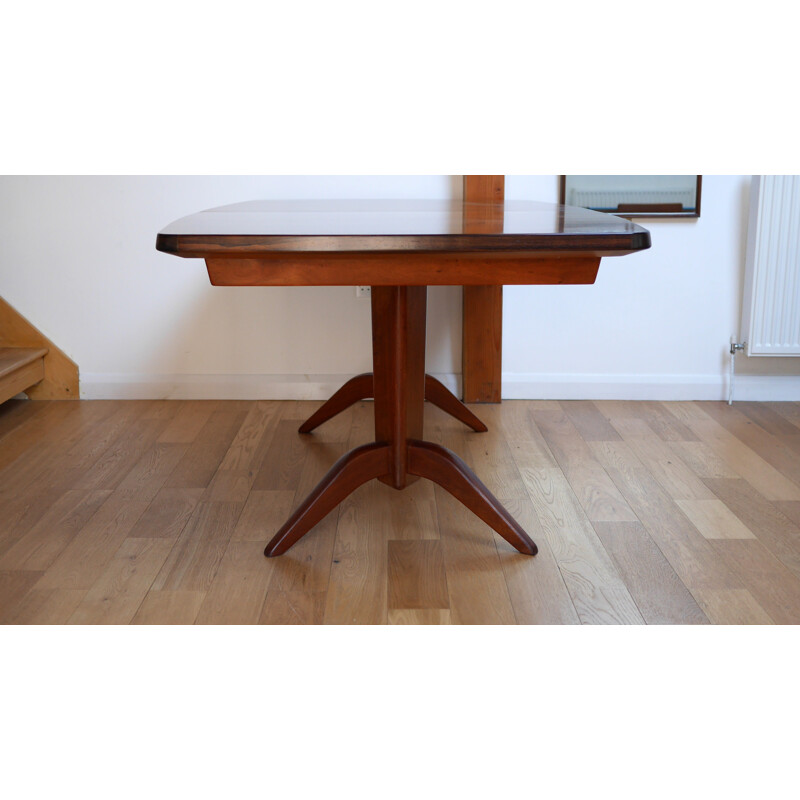 English Broadway "Burford" dining table in rosewood and mahogany, Gordon RUSSELL - 1950s