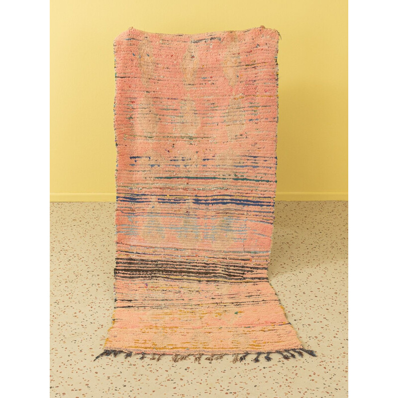 Vintage wool Boujad berber rug, Morocco