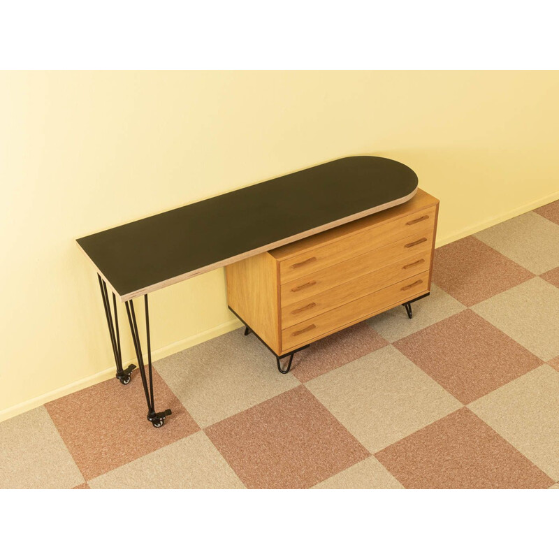 Vintage oak desk with four drawers by Kai Kristiansen, Denmark 1960