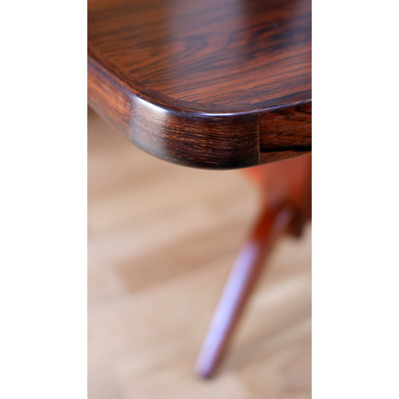 English Broadway "Burford" dining table in rosewood and mahogany, Gordon RUSSELL - 1950s