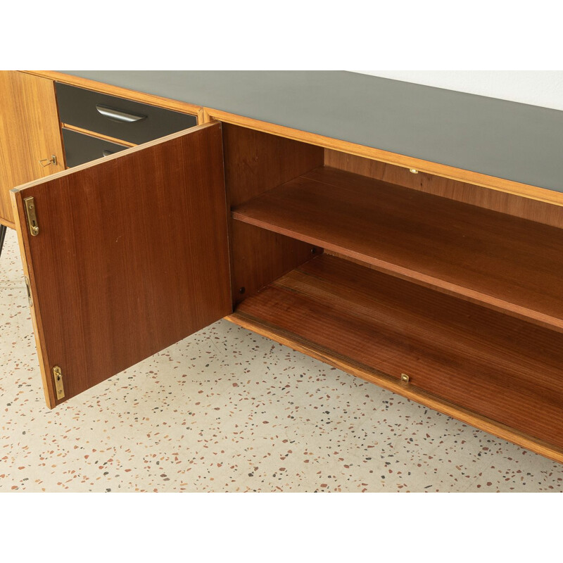 Vintage walnut sideboard with three doors, Germany 1960s