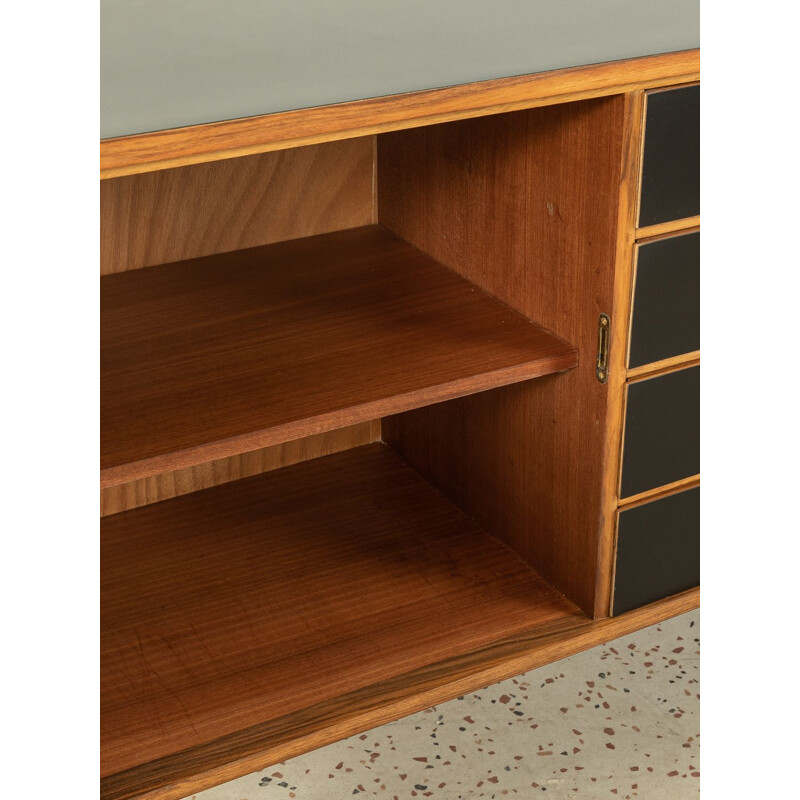 Vintage walnut sideboard with three doors, Germany 1960s