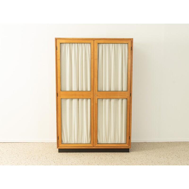 Vintage ashwood cabinet with two doors, Germany 1950s