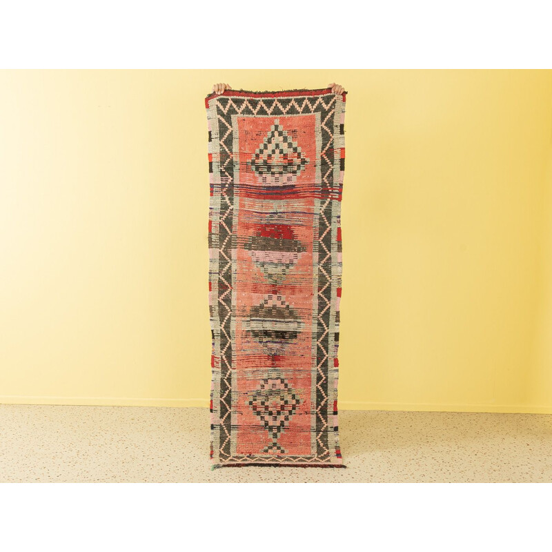 Vintage Berber carpet boujad in wool, Morocco