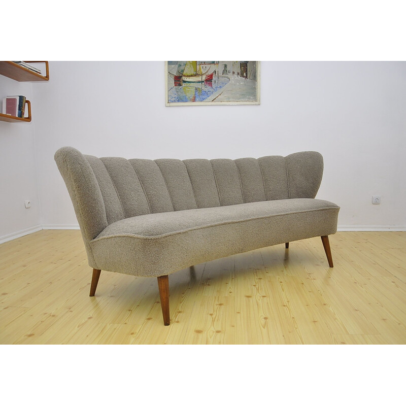 Vintage semicircular cocktail sofa, 1960s