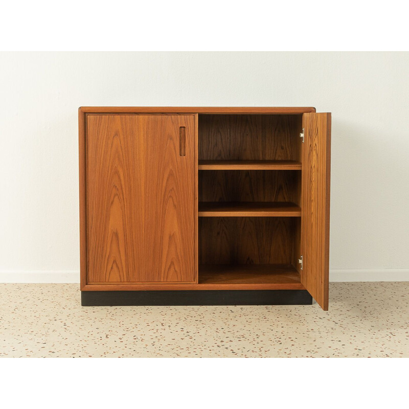 Vintage teak chest of drawers with two doors, Germany 1960s