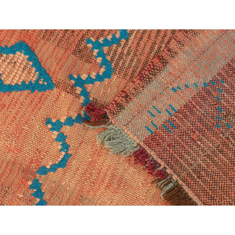 Vintage wool Boujad Berber rug, Morocco