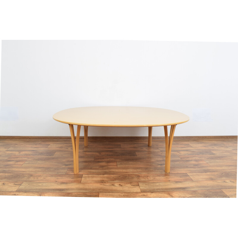 Tavolino vintage in legno di Bruno Mathsson per Fritz Hansen, 1985