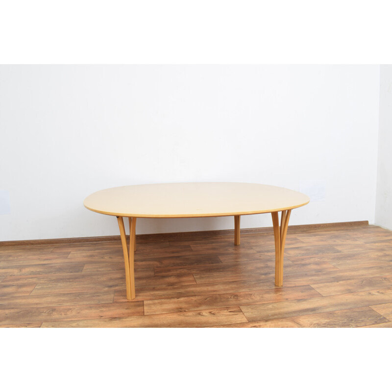 Tavolino vintage in legno di Bruno Mathsson per Fritz Hansen, 1985